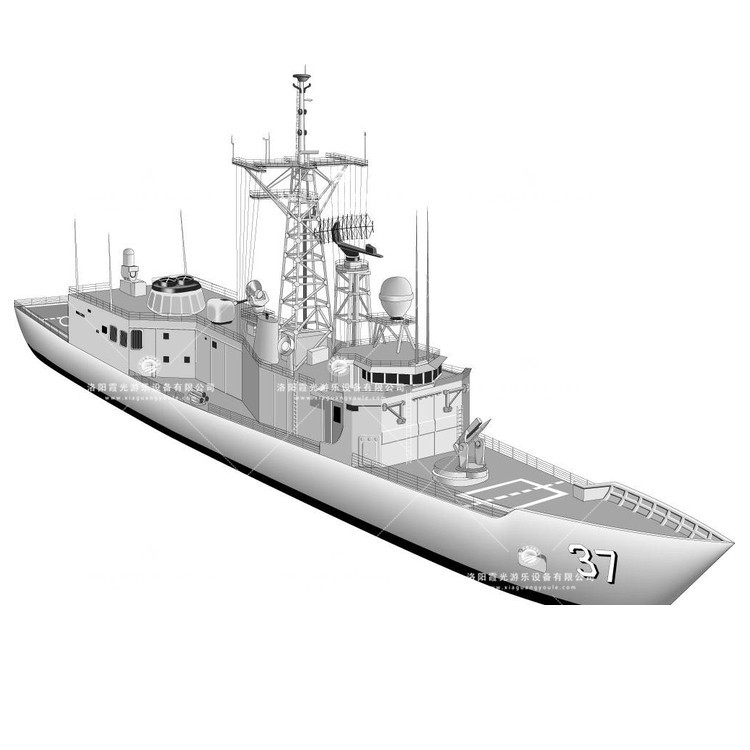 钦南充气侦查船模型